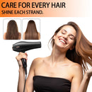 12pcs-in-1 multiple accessory hair dryer. With accessories such as combs, hair clips, hair patches, air cushion combs, etc.