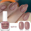 LILYCUTE 7ml Water-Based Nail Polish Pink Gittler Color Long Lasting Quick Drying No Need of Lamp to Cure Nail Supplies For Nail