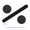 5Pcs Emery Board Nail Files, Straight Sandpaper Files for Nail Art DIY Manicure