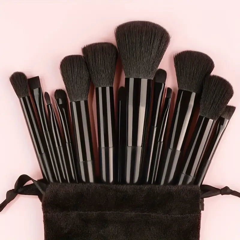 NEW13PCS Makeup Brush Set Eye Shadow Highlighter Concealer Brush Blush Loose Powder Brush Blending Soft Fluffy Women Beauty Tool