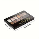 Professional 12 Colors Eyeshadow Palette Natural Shimmer Matte Nudes Cosmetic Eye Makeup for Makeup Artists