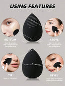 50/20Pcs Mini Makeup Sponge Power Puff Beauty Cosmetic Foundation Puff Makeup Concealer Liquid Mixed Beauty Sponge Make Up Tools
