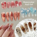LILYCUTE 7ML Watercolor Nail Gel Peelable Base Gel Polish Function Nail Semi Permanent Soak Off UV Gel Nail Art Manicure Varnish