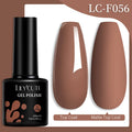 LILYCUTE 7ML Nail Gel Polish Full Coverage Manicure No Wipe Top Coat Base Coat Primer Soak Off LED UV Gel Nail Art Gel Varnish