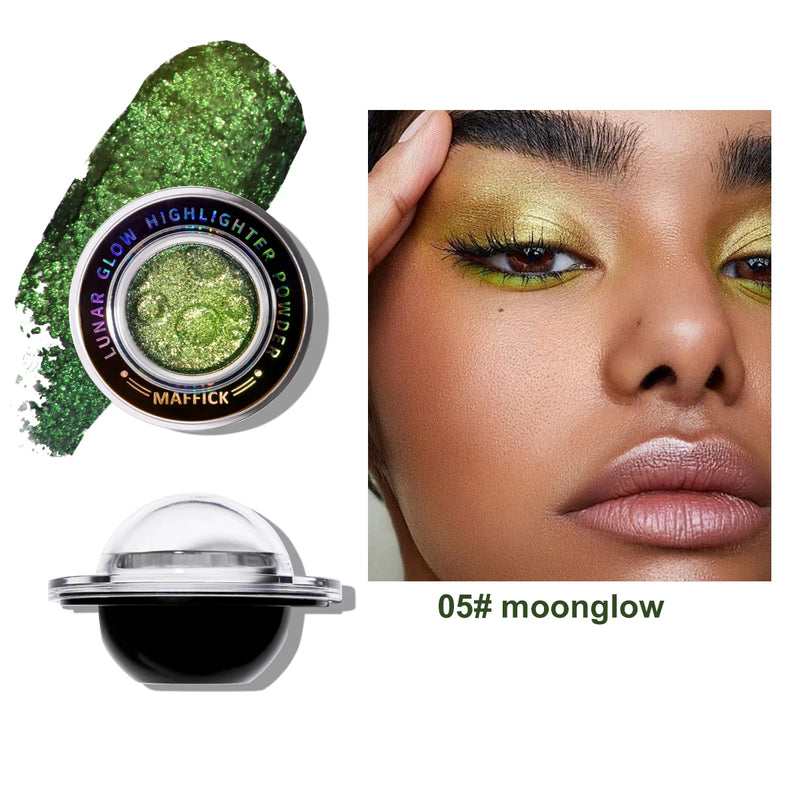 CHARMACY New 5 Multichrome Single Eye Shadow High Pigment Long Lasting Duo Chrome Eyeshadow Glitter Makeup For Eyes