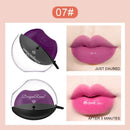 Lazy Lipstick Pearl light Temperature Color Changing Lip-shaped Lipstick Velvet Moisturizing Lip Gloss Waterproof Non-stick Cup