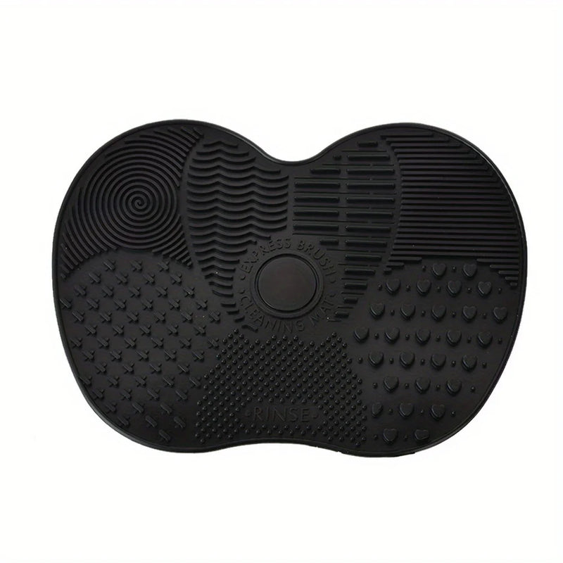 Apple Shaped Makeup Brush Cleaning Pad Silicone Multi-Specification Makeup Brush Foundation Brush Beauty Tool Suction Cup Clean