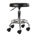 Hydraulic Stool with Adjustable Height for Salon Bars Home Office Rolling Rotating Chairs Equipped W/ 5 Wheels