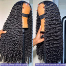 Burmese Curly Hair Wig 13x6 HD Lace Front Wig Pre Plucked With Spiral Ends Natural Color 13x4 Hd Lace Human Hair Wigs For Women