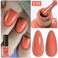 LILYCUTE 7ML 125 Colors Gorgeous Glitter Red Nail Gel Polish Semi Permanent Soak Off LED UV Gel Nail Art Manicure Varnish