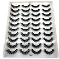2023 New 20 pairs natural long 3D mink false eyelashes fake lashes makeup kit Mink Lashes extension eye lashes short eyelashes