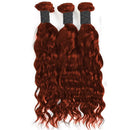 8-30" Ginger Color Natural Wave Bundles Human Hair Brazilian Hair Weave 1 3 4 Bundles  Remy Human Hair Extensions