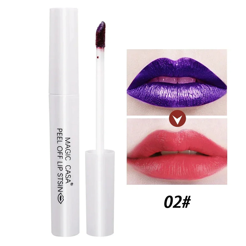 Lasting Peel Off Lip Liner Tattoo Makeup Amazing Waterproof Matte Non-Stick Cup Matte Lip Gloss Sexy Red Contour Lips Cosmetics