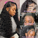 30 40 42 Inch Water Deep Wave 13x4 13x6 Hd Lace Frontal Wigs Human Hair 360 Full Lace Front Wig Curly Human Hair Wigs For Women