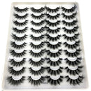 2023 New 20 pairs natural long 3D mink false eyelashes fake lashes makeup kit Mink Lashes extension eye lashes short eyelashes