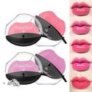 Lazy Lipstick Pearl light Temperature Color Changing Lip-shaped Lipstick Velvet Moisturizing Lip Gloss Waterproof Non-stick Cup
