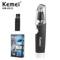 Kemei professional nose hair trimmer beard trimer mens eyebrow nose trimmer for nose and ear cleaner hair removal machine