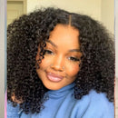 Afro Kinky Curly Human Hair Bundles 8-24 Inch Curly Weave 4C Unprocessed Virgin Afro Kinky Curl Extensions for Women Natural