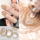 LILYCUTE 7ml Glass Cat Magnetic Nail Gel Polish Semi Permanent Soak Off UV Gel Crystal Varnis Nail Art Manicure