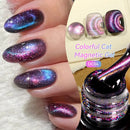 LILYCUTE 7ml Colorful Cat Magnetic Nail Gel Polish Shine Glitter Reflective Nail Gel Soak Off UV LED Gel Nail Art Varnish