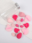 Spring 15 Cans,3 Loose Powder Puffs & 3 Mini Loose Powder Puffs & 3 Mini Makeup Eggs & 3 Mini Air Cushion Puffs, Foundation Mix