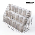 3/4/5/6/7 Layers Acrylic Nail Polish Display Rack Transparent Cosmetic Organizer Multi-layer Simple Mounting Rack Stand Holder