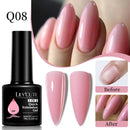 LILYCUTE 7ML Nude Pink Quick Extension Gel Nail Polish Milky Clear Sturcture Hard Enhanced Construction Gel Nail Art Manicure