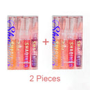 4 PCS Water-gloss Mirror Jelly Lip Gloss Moisturizes Lips Shimmers With Fine Pearls Brightens Lip Color