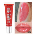Candy Shades Moisturizing Lip Gloss Oil Makeup Shinny Nutritious Cherry Jelly Clear Hydrating Plumping Lip Treatment