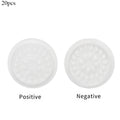 20/100pcs Eyelash Glue Stand Holder Eyelash Extension Supplies Adhesive Pallet Plastic Gasket Eye Lashes Glue Pads Makeup Tool