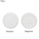 20/100pcs Eyelash Glue Stand Holder Eyelash Extension Supplies Adhesive Pallet Plastic Gasket Eye Lashes Glue Pads Makeup Tool