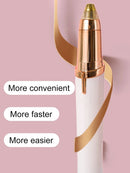 3-in-1 Electric Grooming Tool - Safe Eyebrow Shaper & Nose Hair Trimmer for Effortless Beginner Grooming & Stray Hair Removal