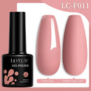 LILYCUTE Dark Grey Matte Color Series Gel Nail Polish Winter Long Lasting Full Coverage Manicure Soak Off Nails Art Gel Varnish