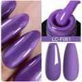 LILYCUTE Dark Grey Matte Color Series Gel Nail Polish Winter Long Lasting Full Coverage Manicure Soak Off Nails Art Gel Varnish