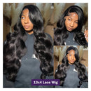 200 250 Density 13x4 13x6 HD Body Wave Lace Front Wig Preplucked Lace Frontal Wig Vietnamese Raw Human Hair Wigs For Black Women