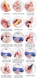 LNWPYH 2Pc Gel Nail Polish Kit Professional Glitter Nail Gel Polish Semi Permanent Soak Off UV Nail Art Gel Varnish Nail Art Set