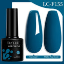LILYCUTE 7ml Glitter Gel Nail Polish Autumn Winter Colorful Sparkling Laser Semi Permanent Soak Off UV Gel Nail Art Varnish