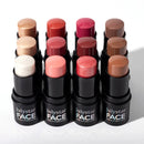 4-Pack CC Sticks Long-Lasting Highlighter Blush Contour Waterproof Makeup Sticks Ideal for Beginners Women Shiny Look Multifunct