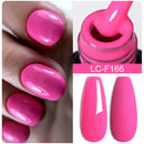LILYCUTE Dark Grey Matte Color Series Gel Nail Polish Winter Long Lasting Full Coverage Manicure Soak Off Nails Art Gel Varnish