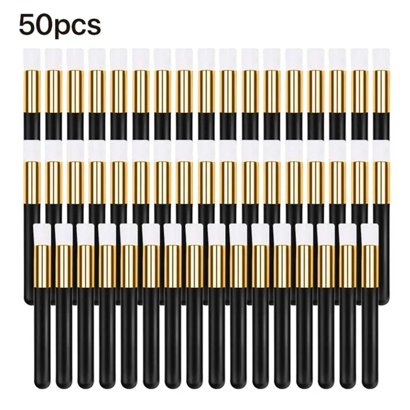 10/30/50pcs Eyelash Cleaning Brush Lash Shampoo Brush for Eyelash Extensions Peel Off Nose Pore Blackhead Remover Makeup Tools