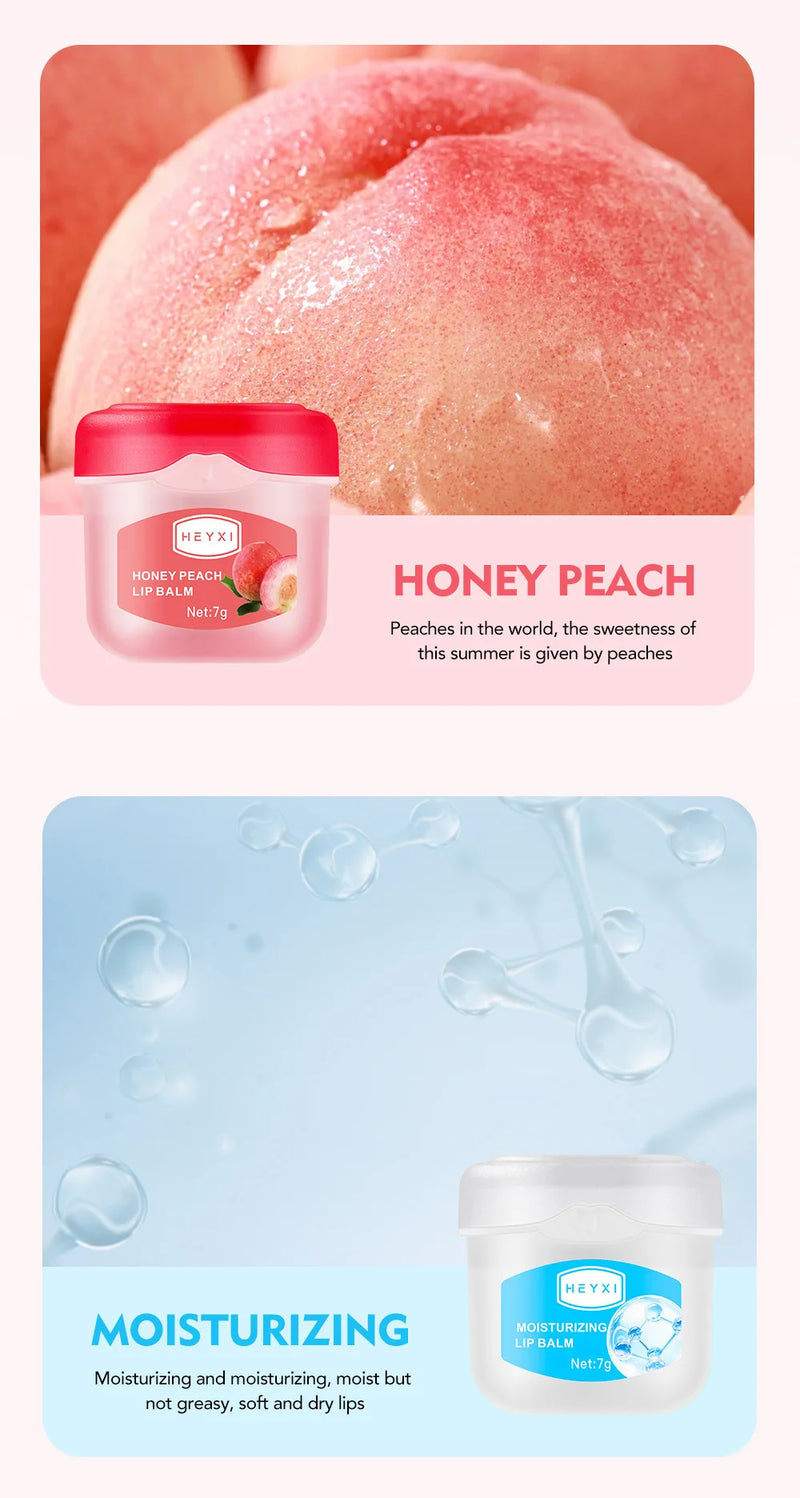 16pcs Vaseline Fruit Series Lip Balm Set Sleeping Lip Mask Moisturizing Hydrating Non-sticky Anti-Cracked Lip Balm Lips Care