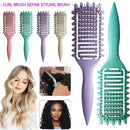 Defined curls created with Shaping Curls Barber Hairdressing Tools