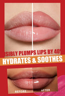 MLSMILE Duck Lip Plump Lip Oil Moisturizing Lip Gloss Mirror Water nature long-lasting Gloss Gloss Pearl Lip Glaze Set