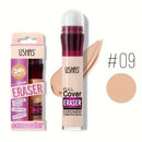 New Sponge Head Concealer for Dark Circles Freckles Acne Pigmentation and Blemishes Long Lasting Moisturizing Liquid Foundation