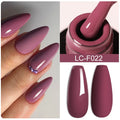 LILYCUTE Dark Grey Matte Color Series Gel Nail Polish Winter Long Lasting Full Coverage Manicure Soak Off Nails Art Gel Varnish