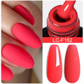 LILYCUTE Dark Grey Matte Color Series Gel Nail Polish Winter Long Lasting Full Coverage Manicure Soak Off Nails Art Gel Varnish