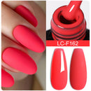LILYCUTE Dark Grey Matte Color Series Gel Nail Polish Winter Long Lasting Full Coverage Manicure Soak Off Nails Art Gel Varnish