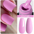 LILYCUTE Dark Grey Matte Color Series Gel Nail Polish Winter Long Lasting Full Coverage Manicure Soak Off Nails Art Gel Varnish