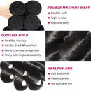 100% Human Hair Brazilian Weave Body Wave 30 40 Inch Virgin 3 4 Bundles Raw Extensions Loose Natural Black Tissage Crochet Remy