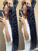 40 46 Inch Deep Wave 13x6 13x4 Lace Front Human Hair Wig 200% Remy Curl 360 Full Lace Frontal Wig Human Hair For Black Women